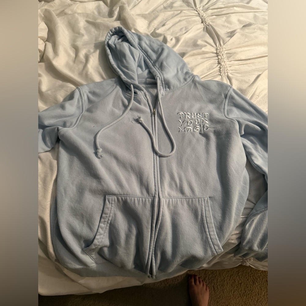 Mighty Fine Light Blue Hoodie